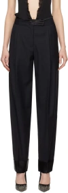 Christopher Esber Wool-blend Straight-leg Trousers