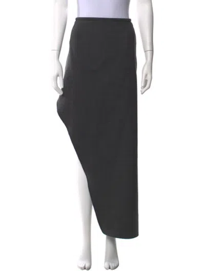 Pre-owned Christopher Esber Wool Midi Length Skirt In Grey