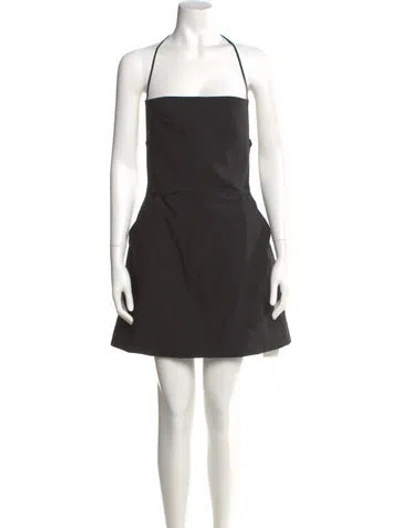 Pre-owned Christopher Esber Wool Mini Dress W/ Tags In Gray