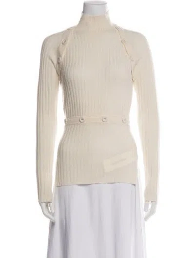 Pre-owned Christopher Esber Wool Turtleneck Sweater In Multi