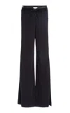 Christopher Esber Yvette Leather Belted Jersey Trouser