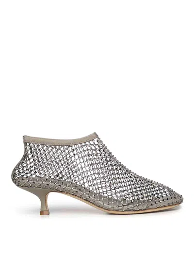 Christopher Esber Zapatos De Salón - Verde In Silver