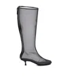 Christopher Esber 50mm Mesh Boots In Gray