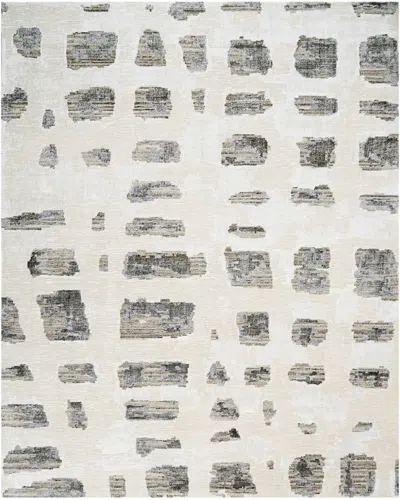 Christopher Guy Misted Morning Hand-knotted Rug, 10' X 14' In Marbled White