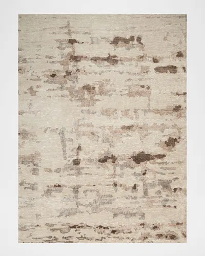 Christopher Guy Truffle Hand Knotted Rug In Brown