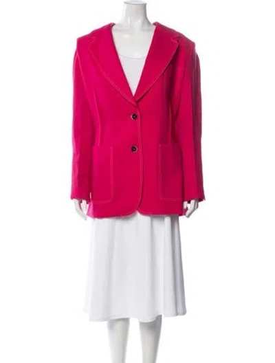 Pre-owned Christopher John Rogers Blazer In Red