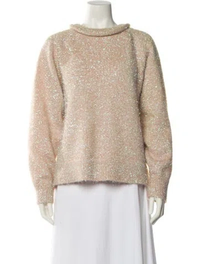 Pre-owned Christopher John Rogers Crew Neck Sweater In Blue