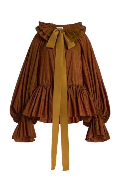 Christopher John Rogers Moda Operandi In Brown