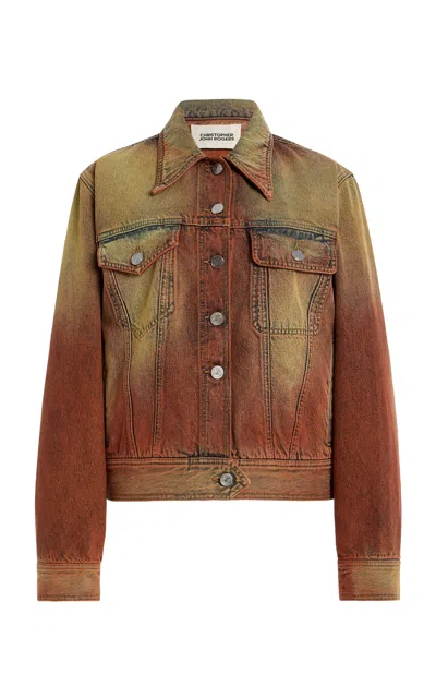 Christopher John Rogers Moda Operandi In Brown