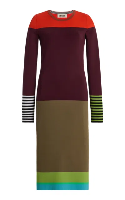 Christopher John Rogers Moda Operandi In Burgundy