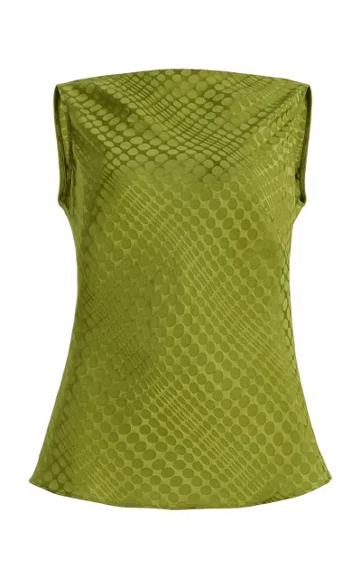 Christopher John Rogers Moda Operandi In Green