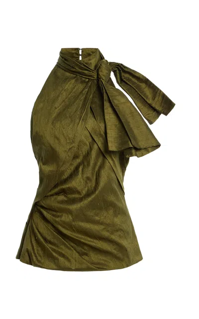 Christopher John Rogers Moda Operandi In Green