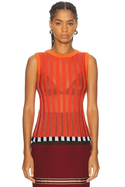 CHRISTOPHER JOHN ROGERS PLEATED SHELL TOP
