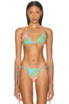 Christopher John Rogers String Bikini Top