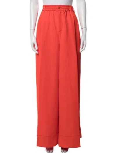 Pre-owned Christopher John Rogers Wide Leg Pants W/ Tags In Orange