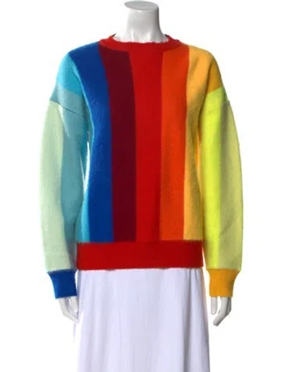 Pre-owned Christopher John Rogers Wool Printed Sweater In Multi