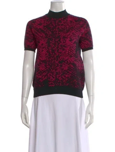 Pre-owned Christopher Kane Cashmere Patterned Sweater In Pink