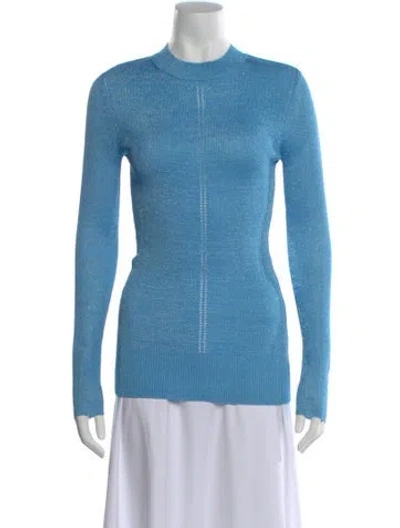 Pre-owned Christopher Kane Crew Neck Mini Dress In Blue