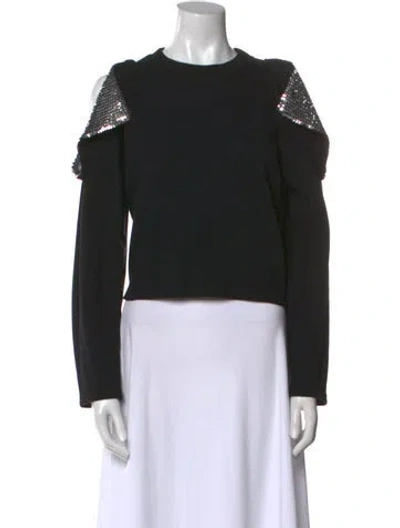 Pre-owned Christopher Kane Crew Neck Sweater In Black