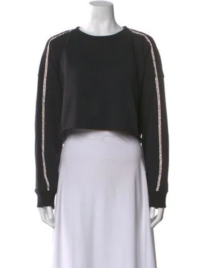 Pre-owned Christopher Kane Crew Neck Sweater In Black