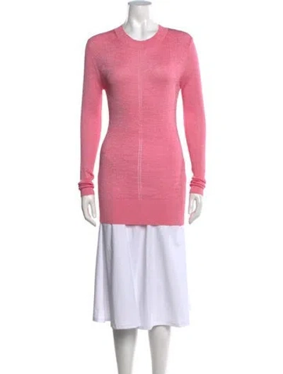 Pre-owned Christopher Kane Crew Neck Sweater In Pink