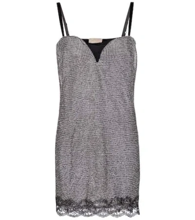 Christopher Kane Embellished Minidress In Black