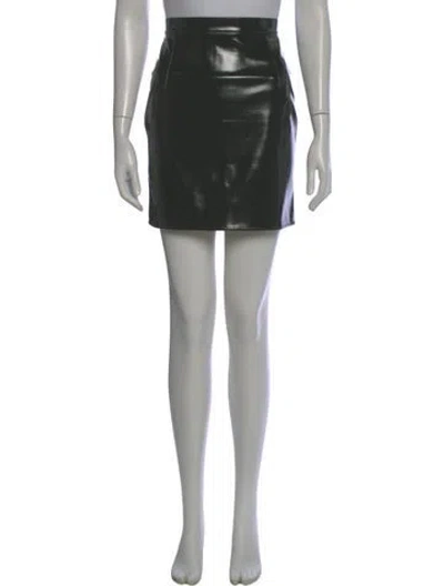 Pre-owned Christopher Kane Embroidered Accent Mini Skirt In Black