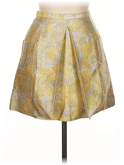Pre-owned Christopher Kane Formal Skirt In Yellow