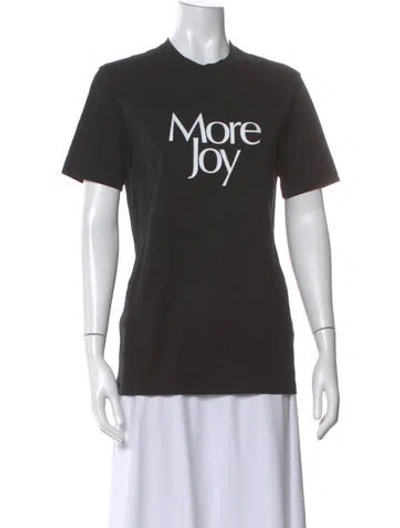 Pre-owned Christopher Kane Graphic Print Crew Neck T-shirt In Black
