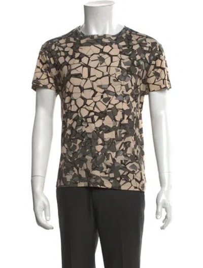 Pre-owned Christopher Kane Graphic Print Crew Neck T-shirt In Multicolor