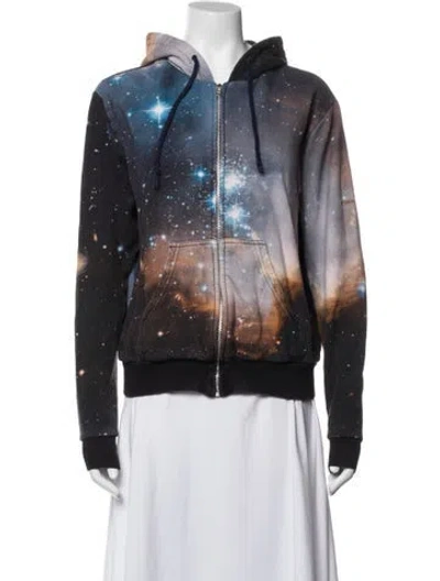 Pre-owned Christopher Kane Graphic Print Jacket In Blue