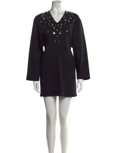Pre-owned Christopher Kane Graphic Print Mini Dress In Multi