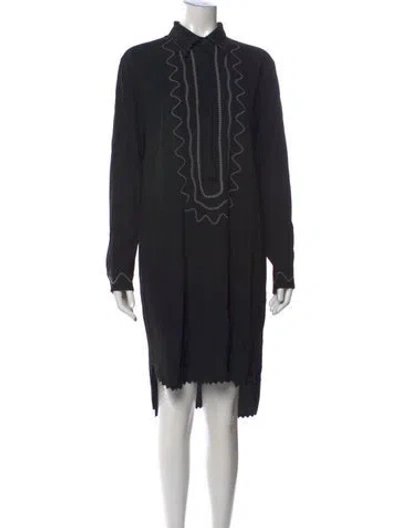 Pre-owned Christopher Kane Knee-length Dress In Black