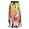 Christopher Kane Ladies Mindscape Neon Cotton Skirt