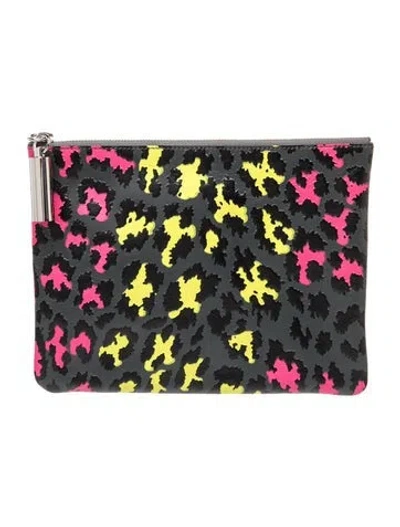 Pre-owned Christopher Kane Leather Clutch In Black