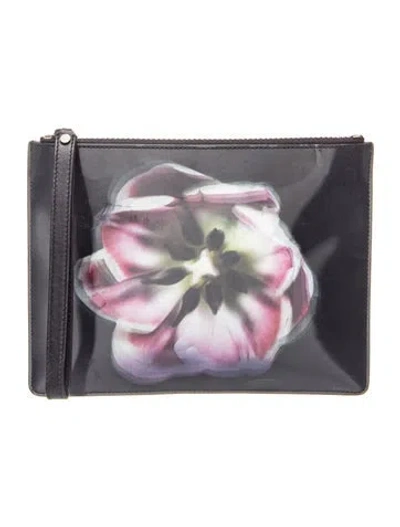 Pre-owned Christopher Kane Leather Clutch In Grey