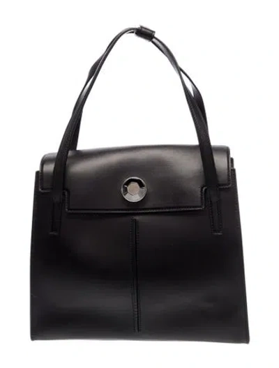 Pre-owned Christopher Kane Leather Top Handle Bag In Black