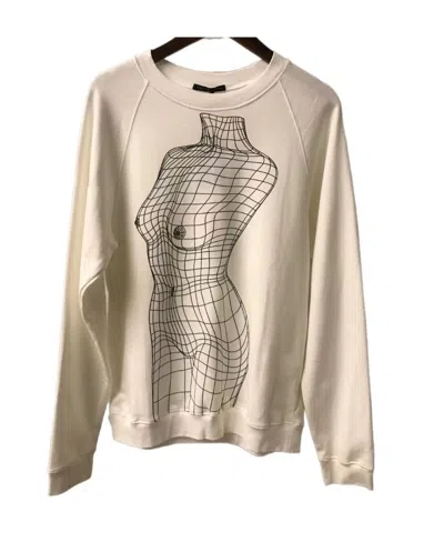 Christopher Kane Logo Sweater In Nude