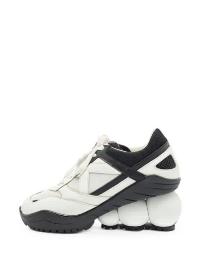 Pre-owned Christopher Kane Looner Wedge Sneakers In White