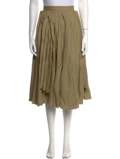 Pre-owned Christopher Kane Midi Length Skirt In Green