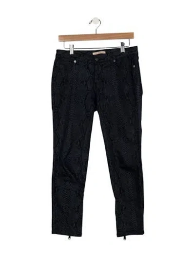 Pre-owned Christopher Kane Mid-rise Skinny Leg Jeans In Blue