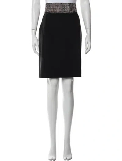 Pre-owned Christopher Kane Mini Skirt In Black