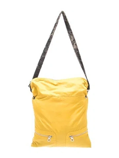 Pre-owned Christopher Kane Nylon Shoulder Bag In Yellow