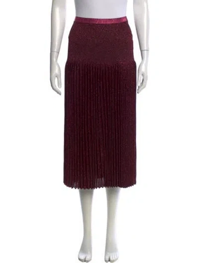 Pre-owned Christopher Kane Patterned Midi Length Skirt In Purple