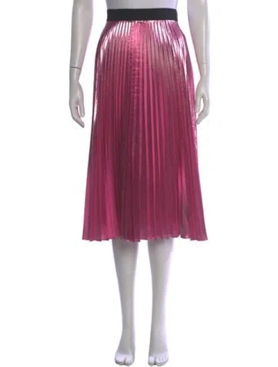 Pre-owned Christopher Kane Pleated Accents Midi Length Skirt