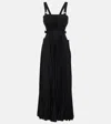 Christopher Kane Plissiertes Midikleid In Black