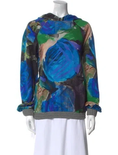 Pre-owned Christopher Kane Printed Scoop Neck Sweater In Multi