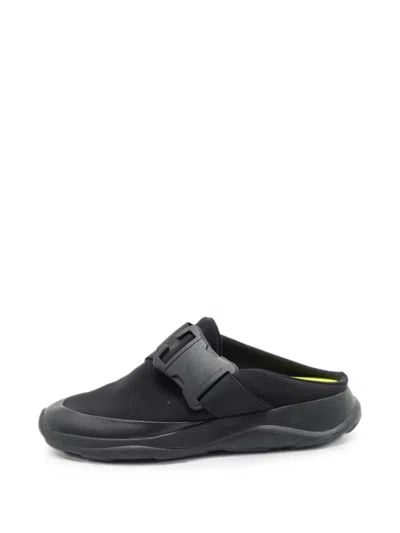 Pre-owned Christopher Kane Safety Buckle Slides In Black