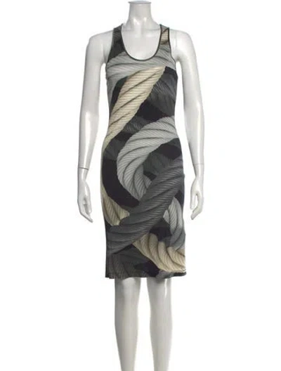 Pre-owned Christopher Kane Silk Knee-length Dress