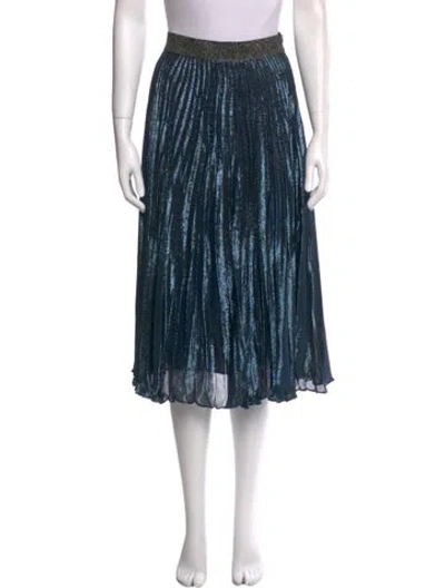 Pre-owned Christopher Kane Silk Midi Length Skirt